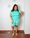 Everyday Fitted Luxe Biker Short Set