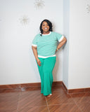 Emerald Coast Striped Knit Top