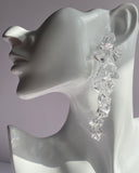 Crystal Cascade Statement Earrings