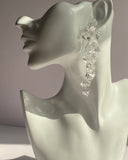 Crystal Cascade Statement Earrings
