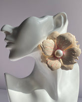 Pearl Bloom Statement Earrings