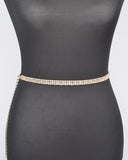 Crystal Drape Chain Belt
