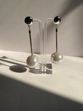 Long Pearl Earrings