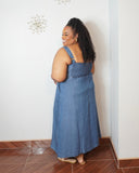 Harper Denim Midi Dress