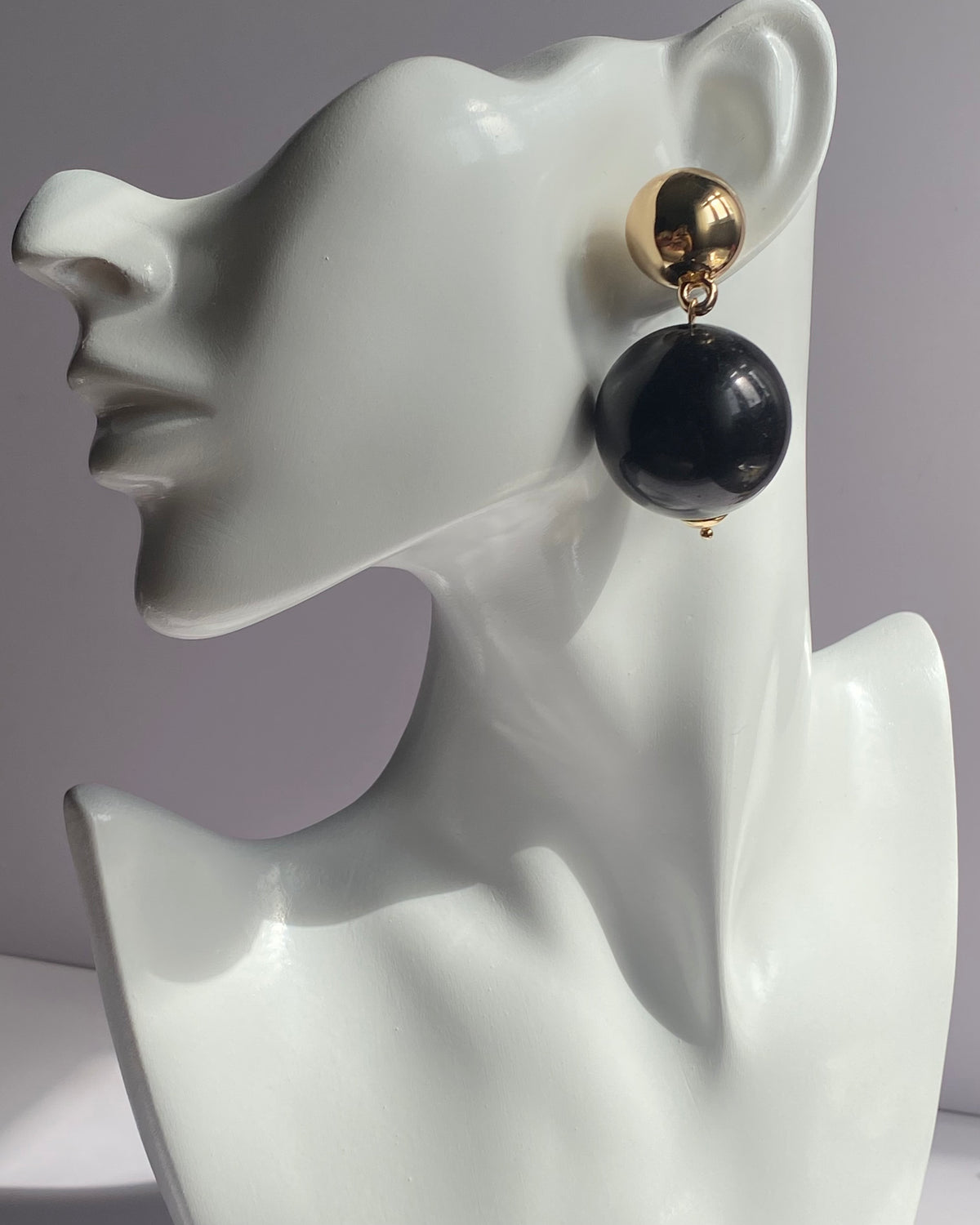 Ball Drop Statement Earrings