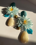 Island Bloom Statement Earrings