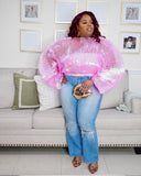 Rainbow Pleated Shirt