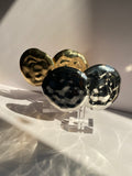 Large Textured Earrings