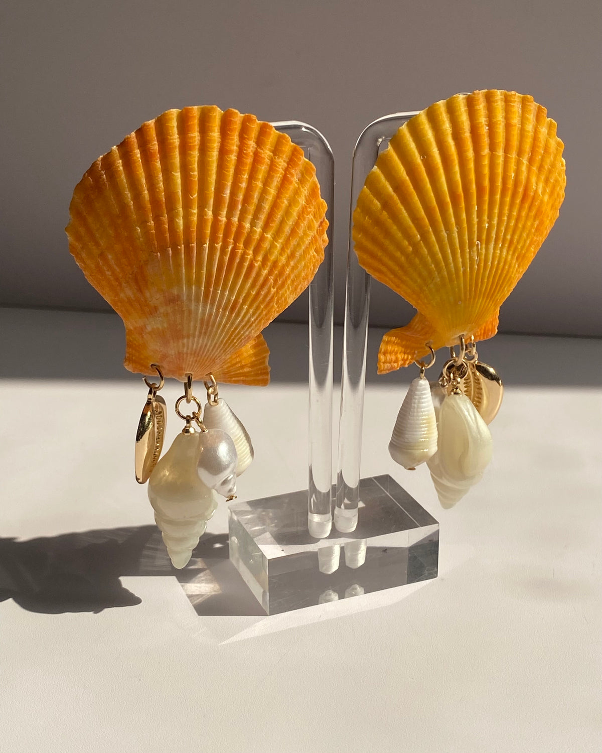 Ocean Muse Shell Statement Earrings