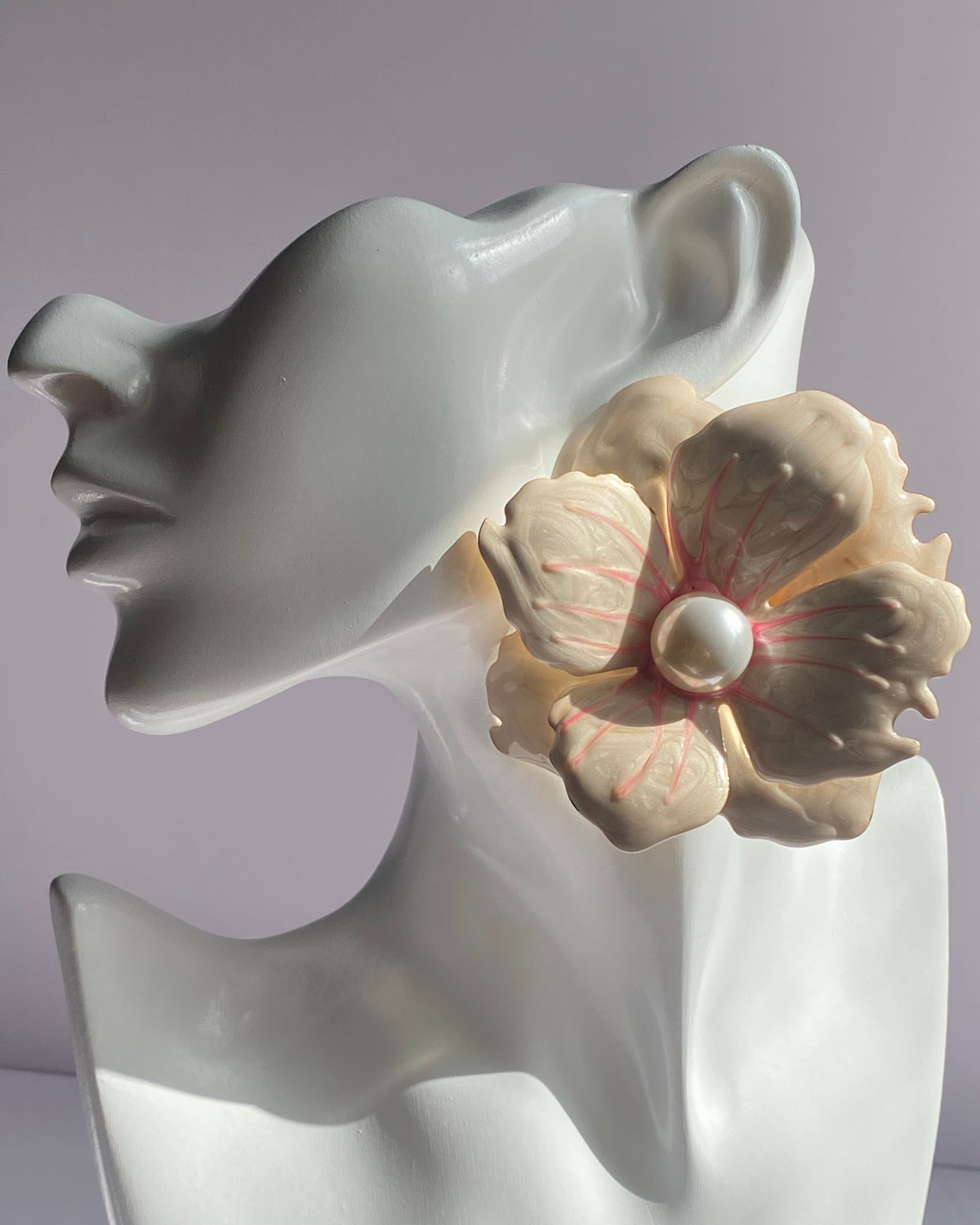 Pearl Bloom Statement Earrings