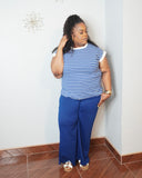Emerald Breeze Wide Leg Pants