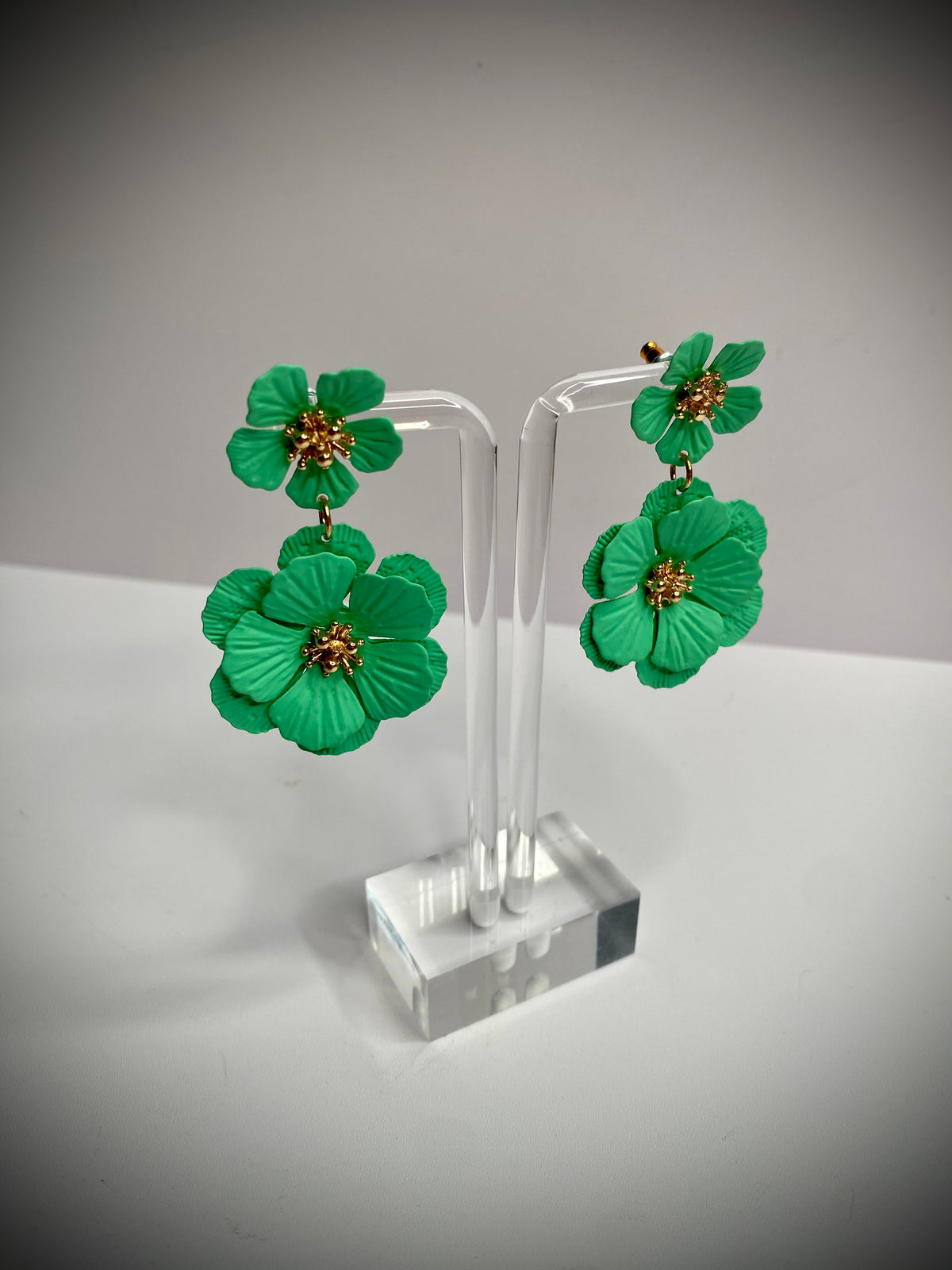 Double Flower Earrings