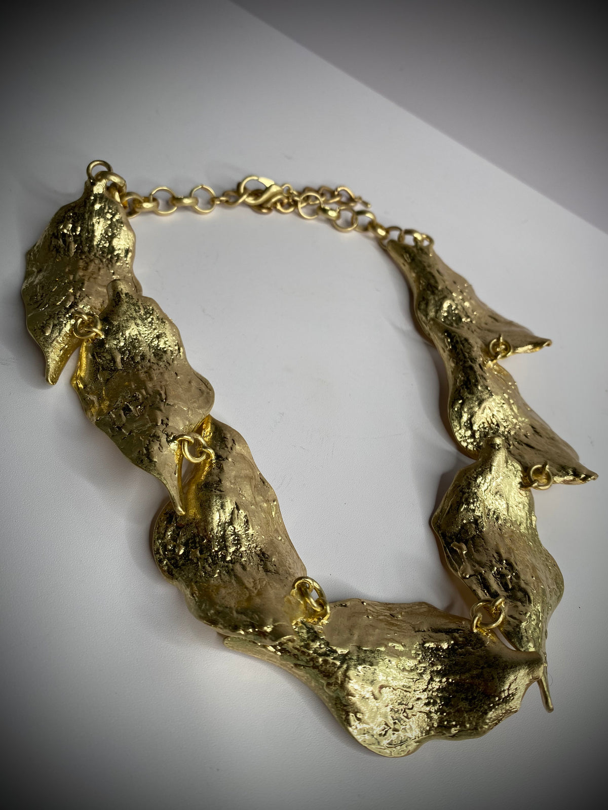 Medal Multiple Leaf Necklace