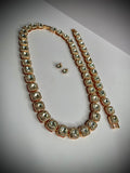 Bling Square Necklace Set