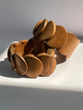 Circle Wooden Elastic Bracelet (1 Piece)