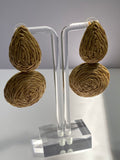 Woven Teardrop Earrings