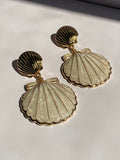Double Seashell Earrings