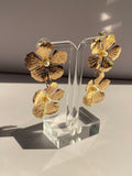 Gold Flower Earrings
