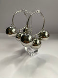 Silver Ball Earrings