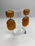 Square & Oral Earrings