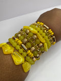 Five String Beaded Bracelet