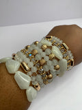 Five String Beaded Bracelet
