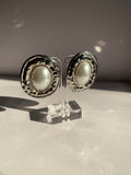 Silver Pearl Earrings
