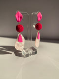 Shades of Pink Earrings